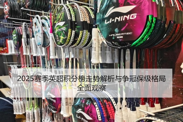 2025赛季英超积分榜走势解析与争冠保级格局全面观察